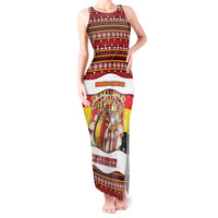 Personalized Belgium Tank Maxi Dress Saint Nicholas With Patterns Xmas - Wonder Print Shop