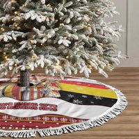 Belgium Tree Skirt Saint Nicholas With Patterns Xmas - Wonder Print Shop