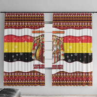 Belgium Window Curtain Saint Nicholas With Patterns Xmas - Wonder Print Shop
