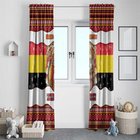 Belgium Window Curtain Saint Nicholas With Patterns Xmas - Wonder Print Shop