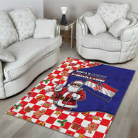 Croatia Christmas Area Rug Santas Favorite Croatian - Wonder Print Shop
