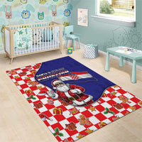 Croatia Christmas Area Rug Santas Favorite Croatian - Wonder Print Shop