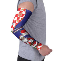 Croatia Christmas Arm Sleeves Santas Favorite Croatian - Wonder Print Shop