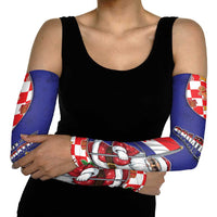Croatia Christmas Arm Sleeves Santas Favorite Croatian - Wonder Print Shop