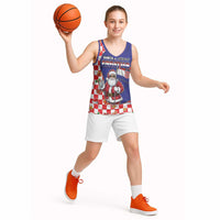 Croatia Christmas Basketball Jersey Santas Favorite Croatian - Wonder Print Shop