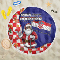 Croatia Christmas Beach Blanket Santas Favorite Croatian - Wonder Print Shop