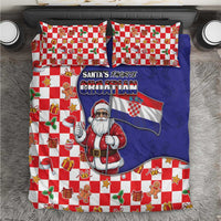 Croatia Christmas Bedding Set Santas Favorite Croatian - Wonder Print Shop