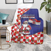 Croatia Christmas Blanket Santas Favorite Croatian - Wonder Print Shop