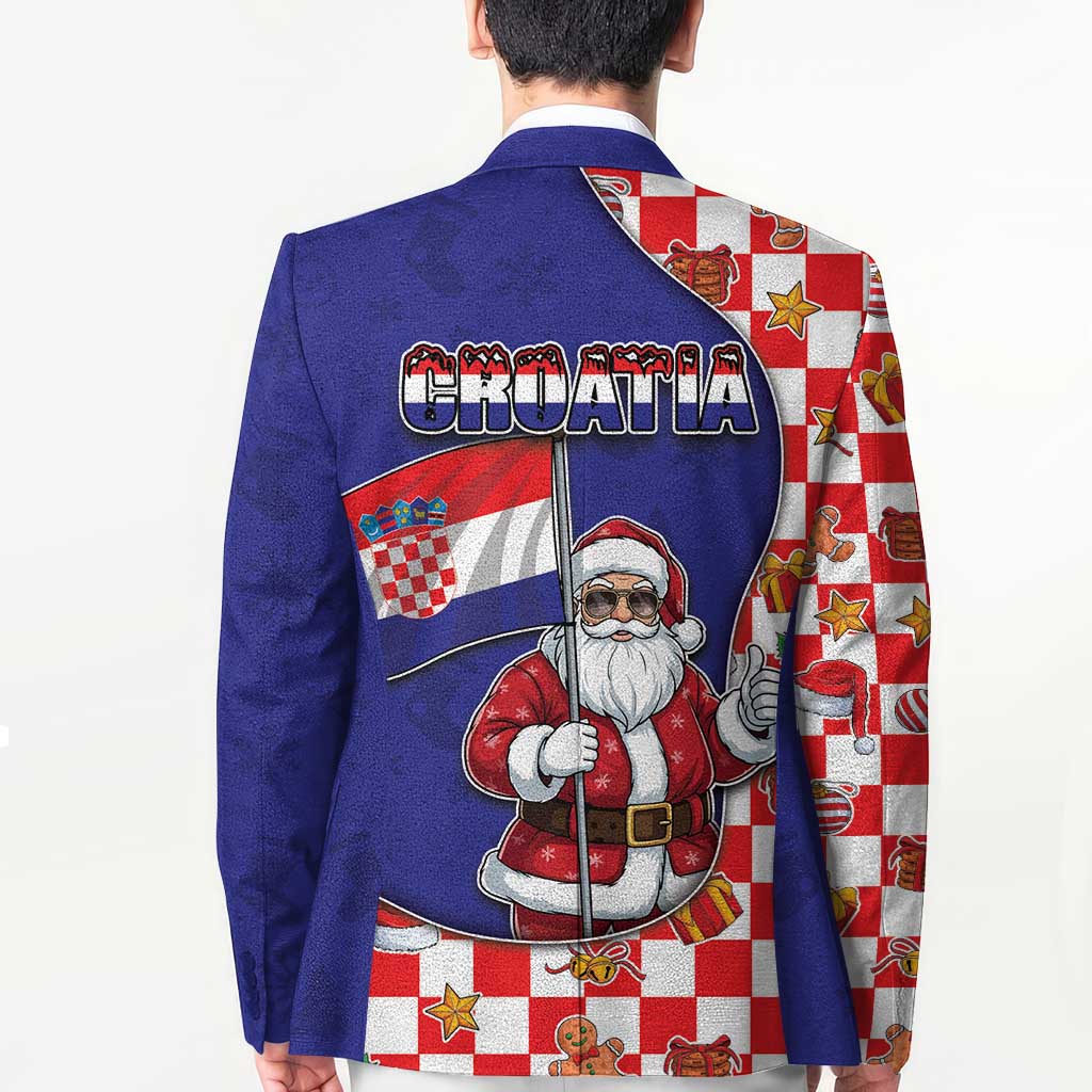 Croatia Christmas Blazer Santas Favorite Croatian - Wonder Print Shop