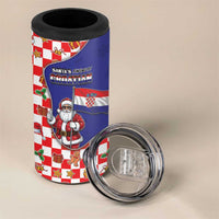 Croatia Christmas 4 in 1 Can Cooler Tumbler Santas Favorite Croatian - Wonder Print Shop