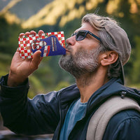 Croatia Christmas 4 in 1 Can Cooler Tumbler Santas Favorite Croatian - Wonder Print Shop