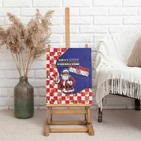 Croatia Christmas Canvas Wall Art Santas Favorite Croatian - Wonder Print Shop