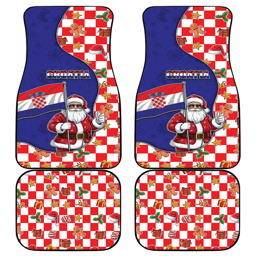 Croatia Christmas Car Mats Santas Favorite Croatian - Wonder Print Shop