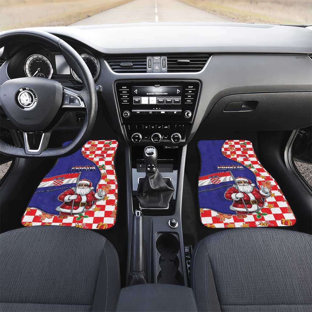 Croatia Christmas Car Mats Santas Favorite Croatian - Wonder Print Shop