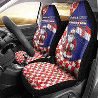 Croatia Christmas Car Seat Cover Santas Favorite Croatian - Wonder Print Shop