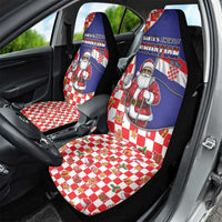 Croatia Christmas Car Seat Cover Santas Favorite Croatian - Wonder Print Shop