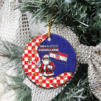 Croatia Christmas Ceramic Ornament Santas Favorite Croatian - Wonder Print Shop