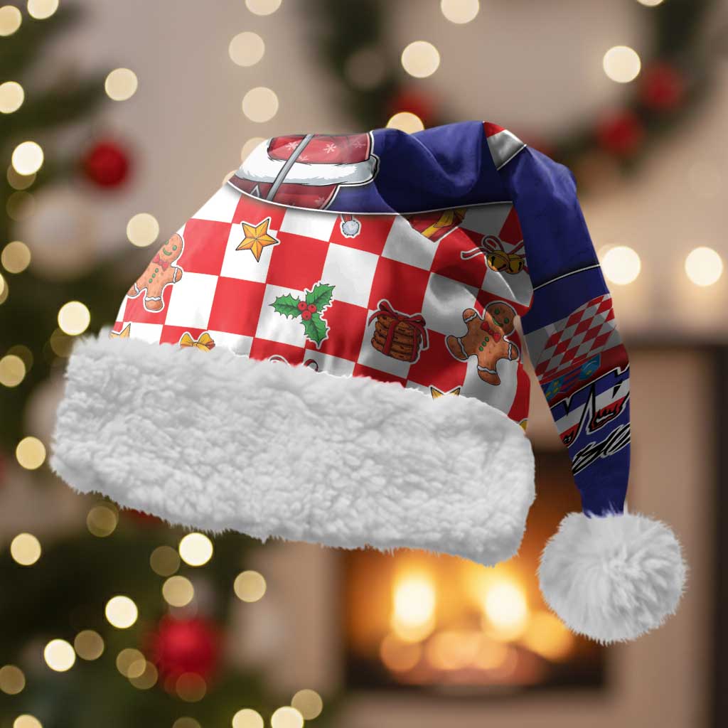 Croatia Christmas Santa Hat Santas Favorite Croatian - Wonder Print Shop