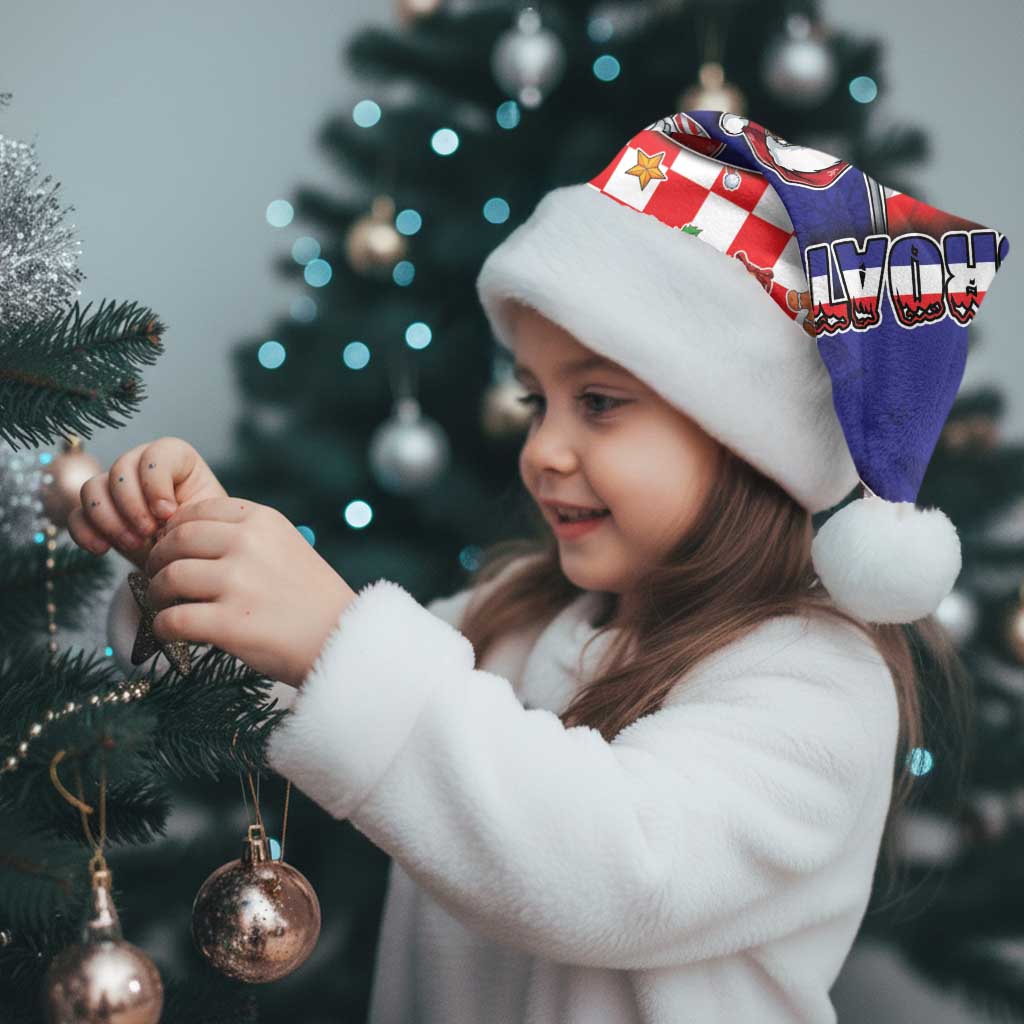 Croatia Christmas Santa Hat Santas Favorite Croatian - Wonder Print Shop