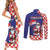 Croatia Christmas Couples Matching Short Sleeve Bodycon Dress and Long Sleeve Button Shirt Santas Favorite Croatian - Wonder Print Shop