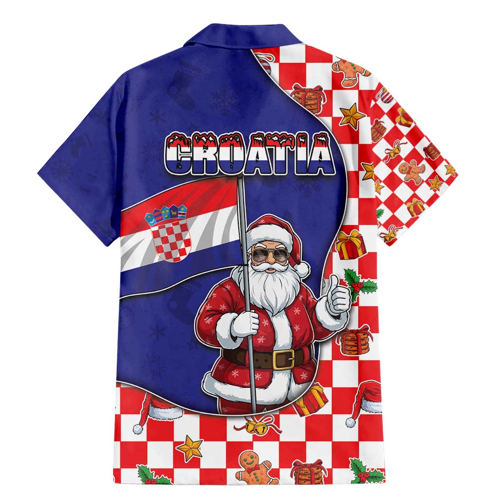 Croatia Christmas Family Matching Mermaid Dress and Hawaiian Shirt Santas Favorite Croatian - Wonder Print Shop