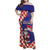 Croatia Christmas Family Matching Off Shoulder Maxi Dress and Hawaiian Shirt Santas Favorite Croatian - Wonder Print Shop
