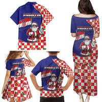 Croatia Christmas Family Matching Puletasi and Hawaiian Shirt Santas Favorite Croatian - Wonder Print Shop