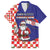 Croatia Christmas Family Matching Summer Maxi Dress and Hawaiian Shirt Santas Favorite Croatian - Wonder Print Shop