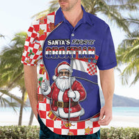Croatia Christmas Hawaiian Shirt Santas Favorite Croatian - Wonder Print Shop