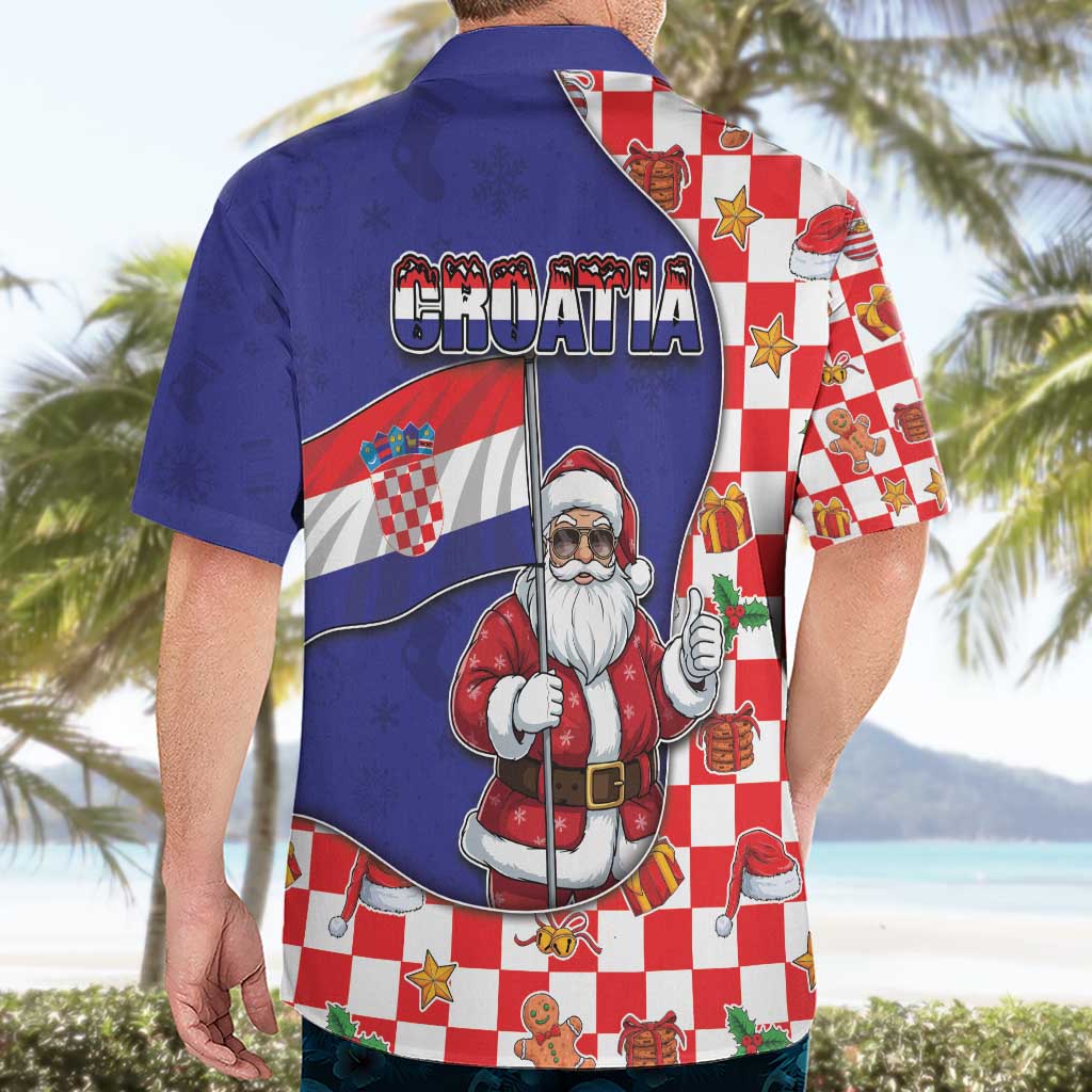 Croatia Christmas Hawaiian Shirt Santas Favorite Croatian - Wonder Print Shop
