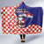Croatia Christmas Hooded Blanket Santas Favorite Croatian - Wonder Print Shop