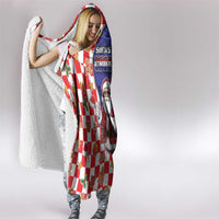 Croatia Christmas Hooded Blanket Santas Favorite Croatian - Wonder Print Shop