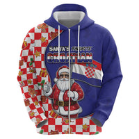 Croatia Christmas Hoodie Santas Favorite Croatian - Wonder Print Shop