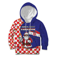 Croatia Christmas Kid Hoodie Santas Favorite Croatian - Wonder Print Shop