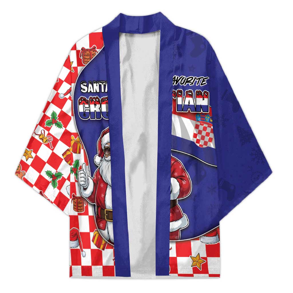 Croatia Christmas Kimono Santas Favorite Croatian - Wonder Print Shop