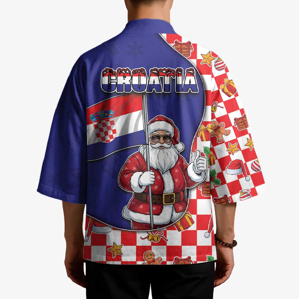 Croatia Christmas Kimono Santas Favorite Croatian - Wonder Print Shop