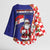 Croatia Christmas Kimono Sleeve Blouse Santas Favorite Croatian - Wonder Print Shop