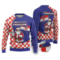 Croatia Christmas Ugly Christmas Sweater Santas Favorite Croatian - Wonder Print Shop