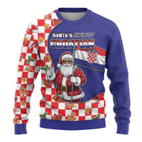 Croatia Christmas Ugly Christmas Sweater Santas Favorite Croatian - Wonder Print Shop