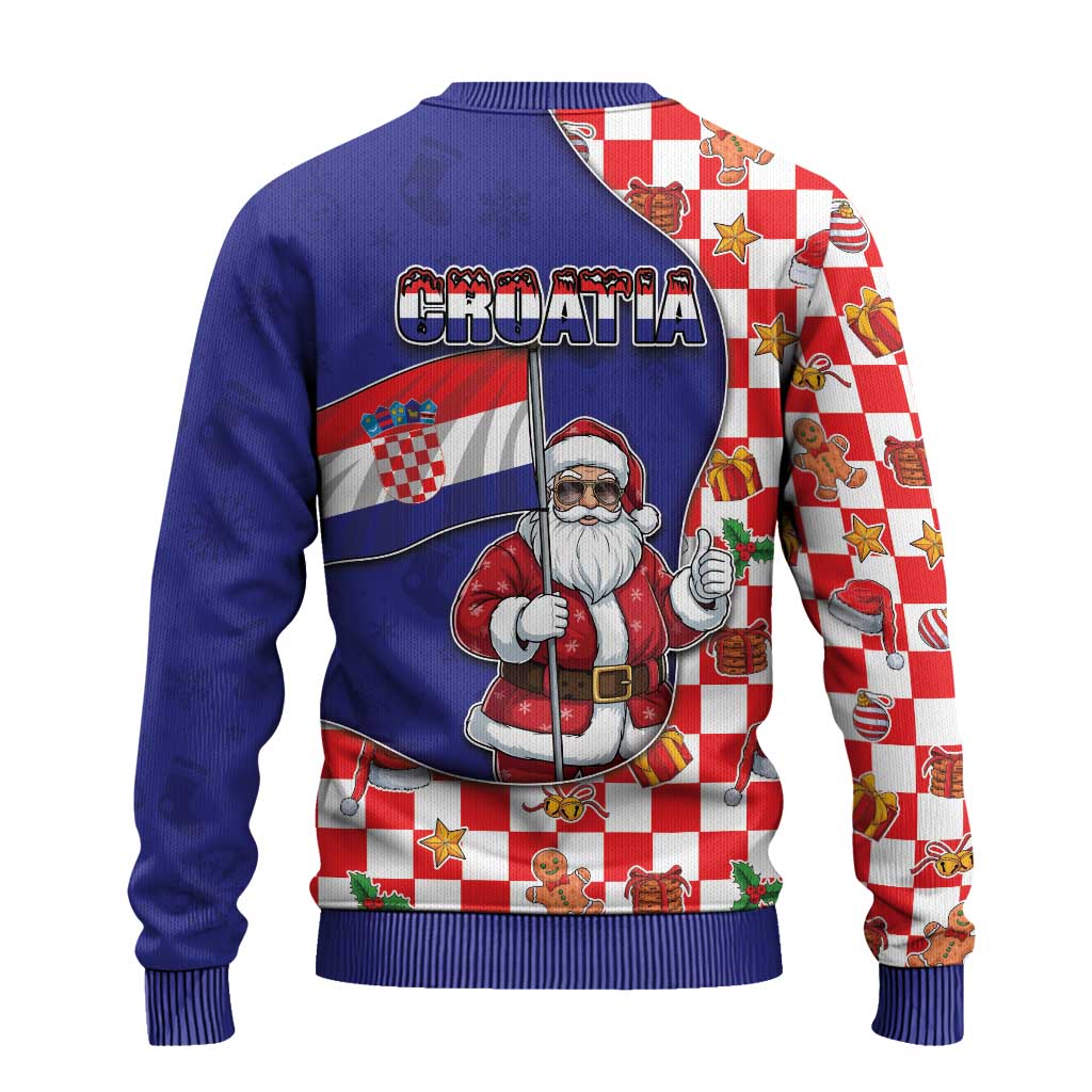 Croatia Christmas Ugly Christmas Sweater Santas Favorite Croatian - Wonder Print Shop