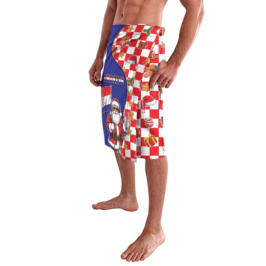 Croatia Christmas Lavalava Santas Favorite Croatian - Wonder Print Shop