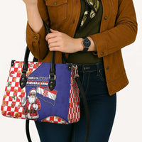 Croatia Christmas Leather Bag Santas Favorite Croatian - Wonder Print Shop