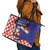 Croatia Christmas Leather Tote Bag Santas Favorite Croatian - Wonder Print Shop
