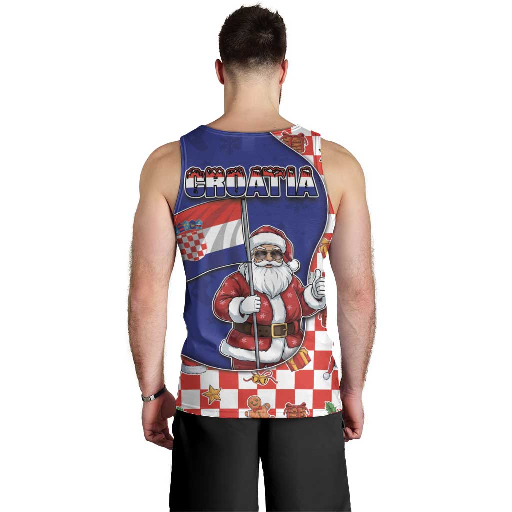 Croatia Christmas Men Tank Top Santas Favorite Croatian - Wonder Print Shop