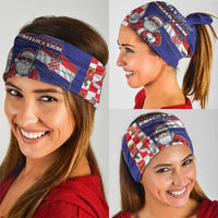 Croatia Christmas Neck Gaiter Santas Favorite Croatian - Wonder Print Shop