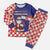 Croatia Christmas Pajama Set Santas Favorite Croatian - Wonder Print Shop