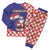 Croatia Christmas Pajama Set Santas Favorite Croatian - Wonder Print Shop