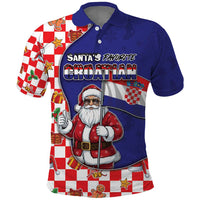 Croatia Christmas Polo Shirt Santas Favorite Croatian - Wonder Print Shop