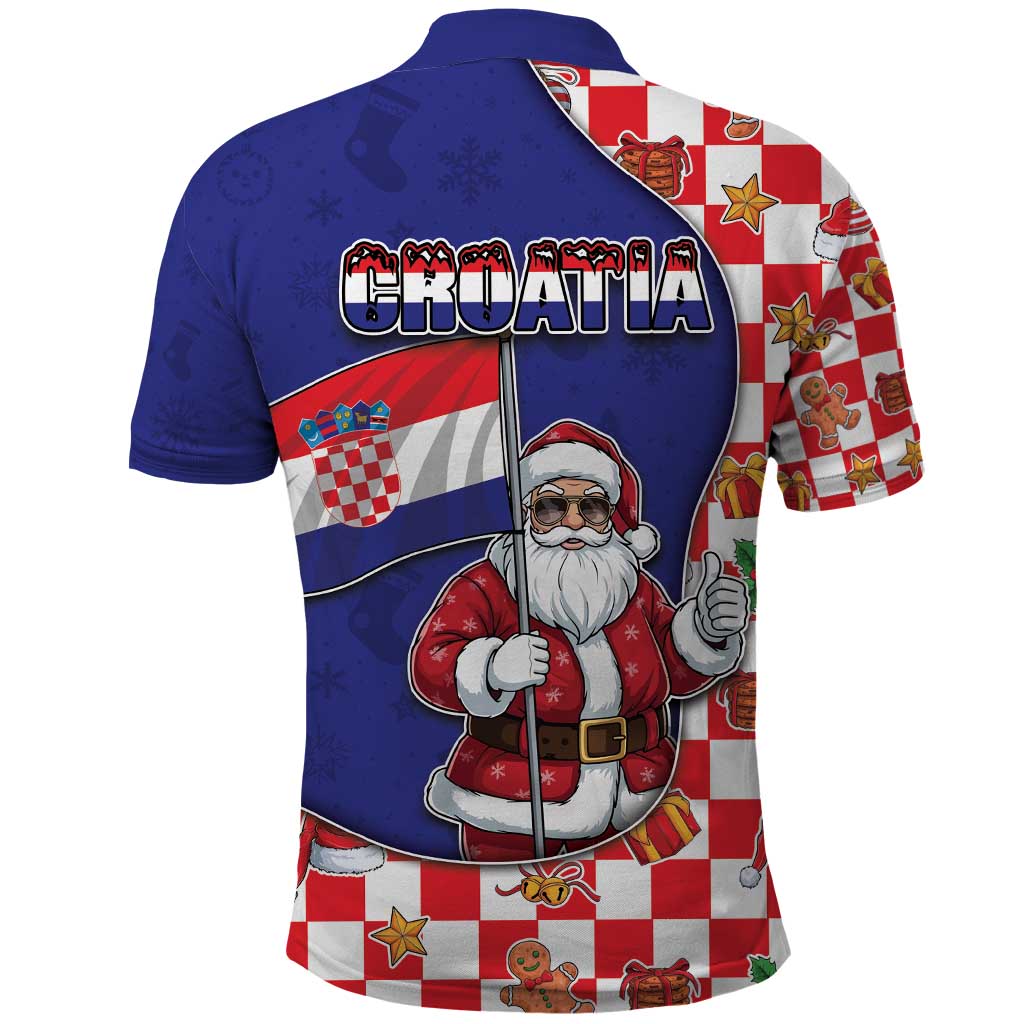Croatia Christmas Polo Shirt Santas Favorite Croatian - Wonder Print Shop