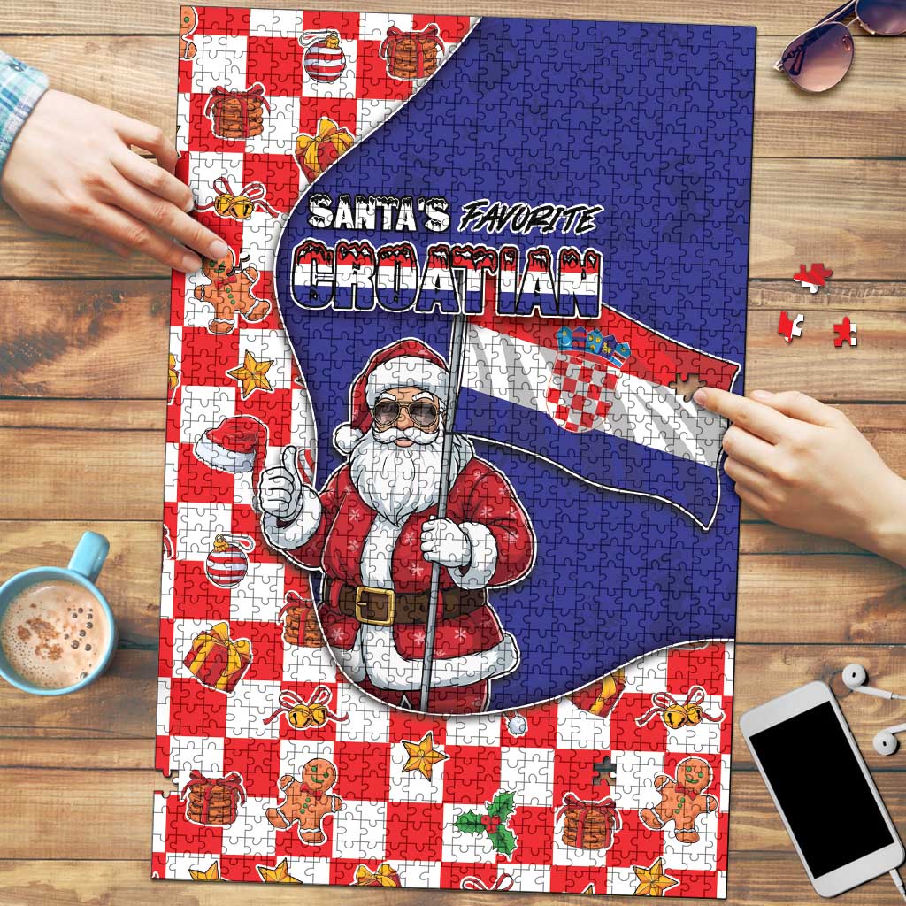 Croatia Christmas Puzzle Santas Favorite Croatian - Wonder Print Shop